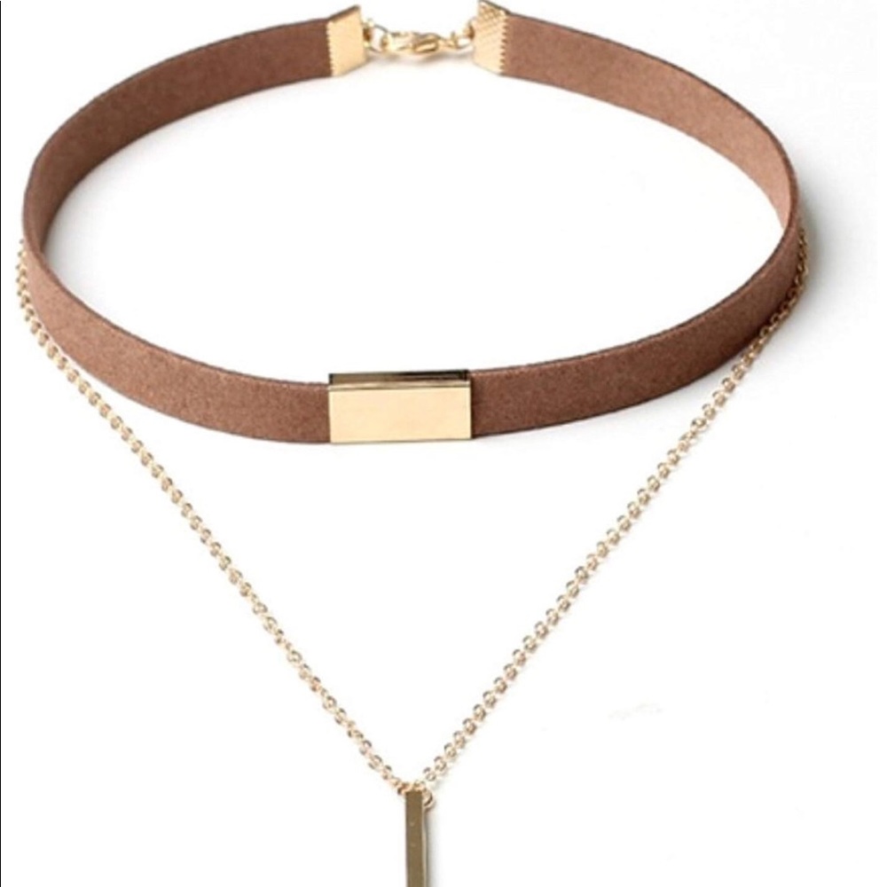 Velvet Choker Necklace Multi-layer Charm Necklace